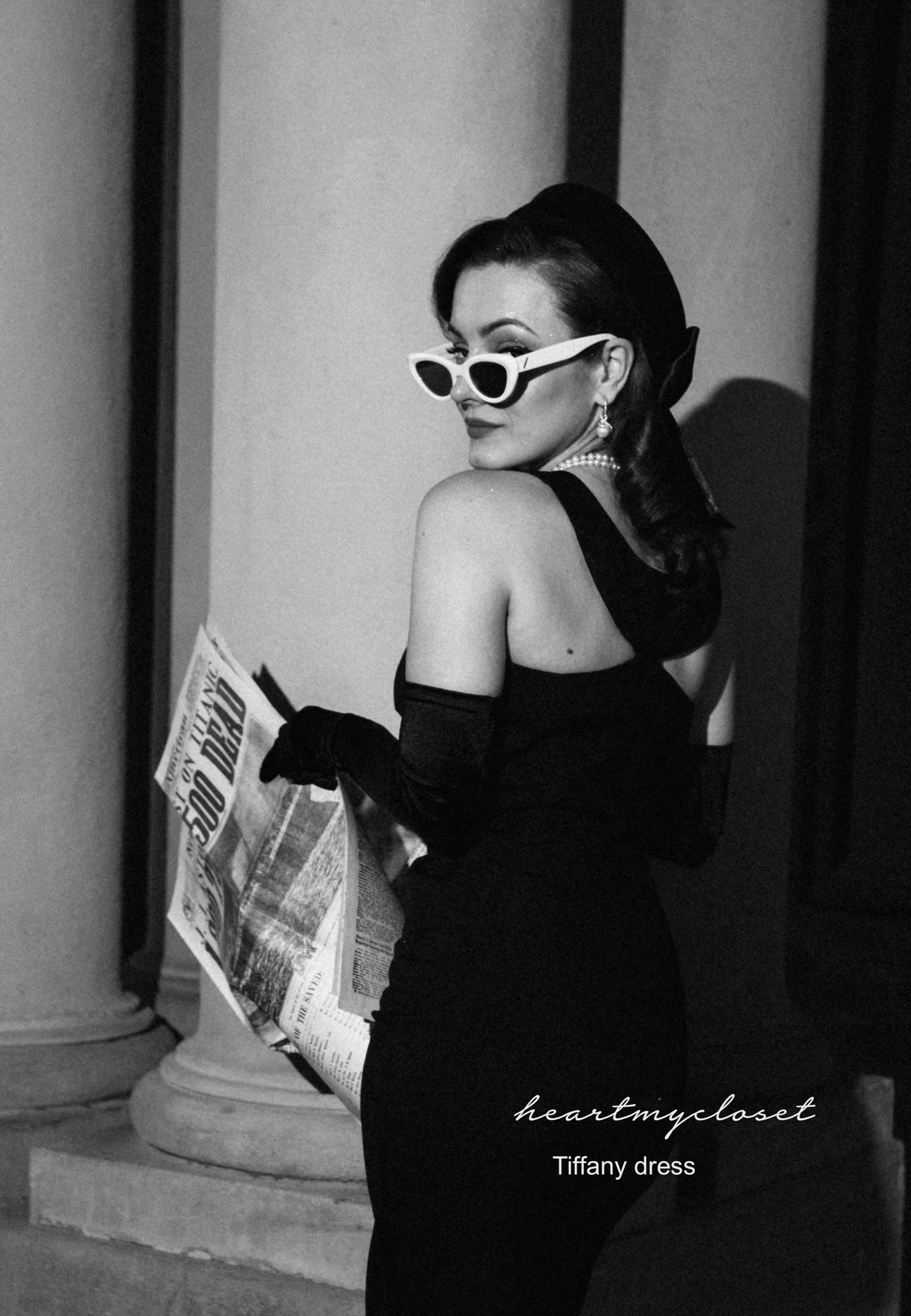 Tiffany - LBD classic pencil Audrey Hepburn inspired