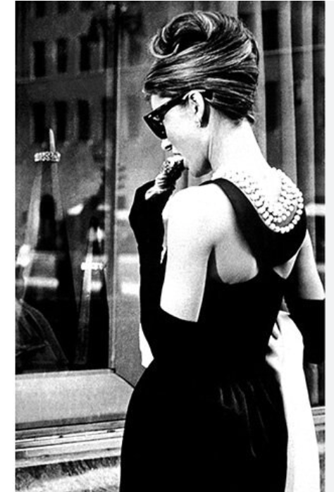 Tiffany - LBD classic pencil Audrey Hepburn inspired