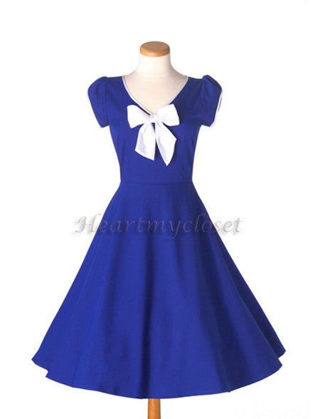 ALICE - vintage 60s retro swing with satin trim