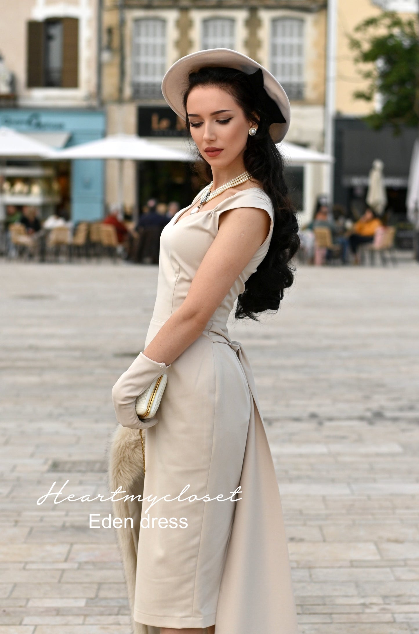 Eden dress - pencil dress with sash