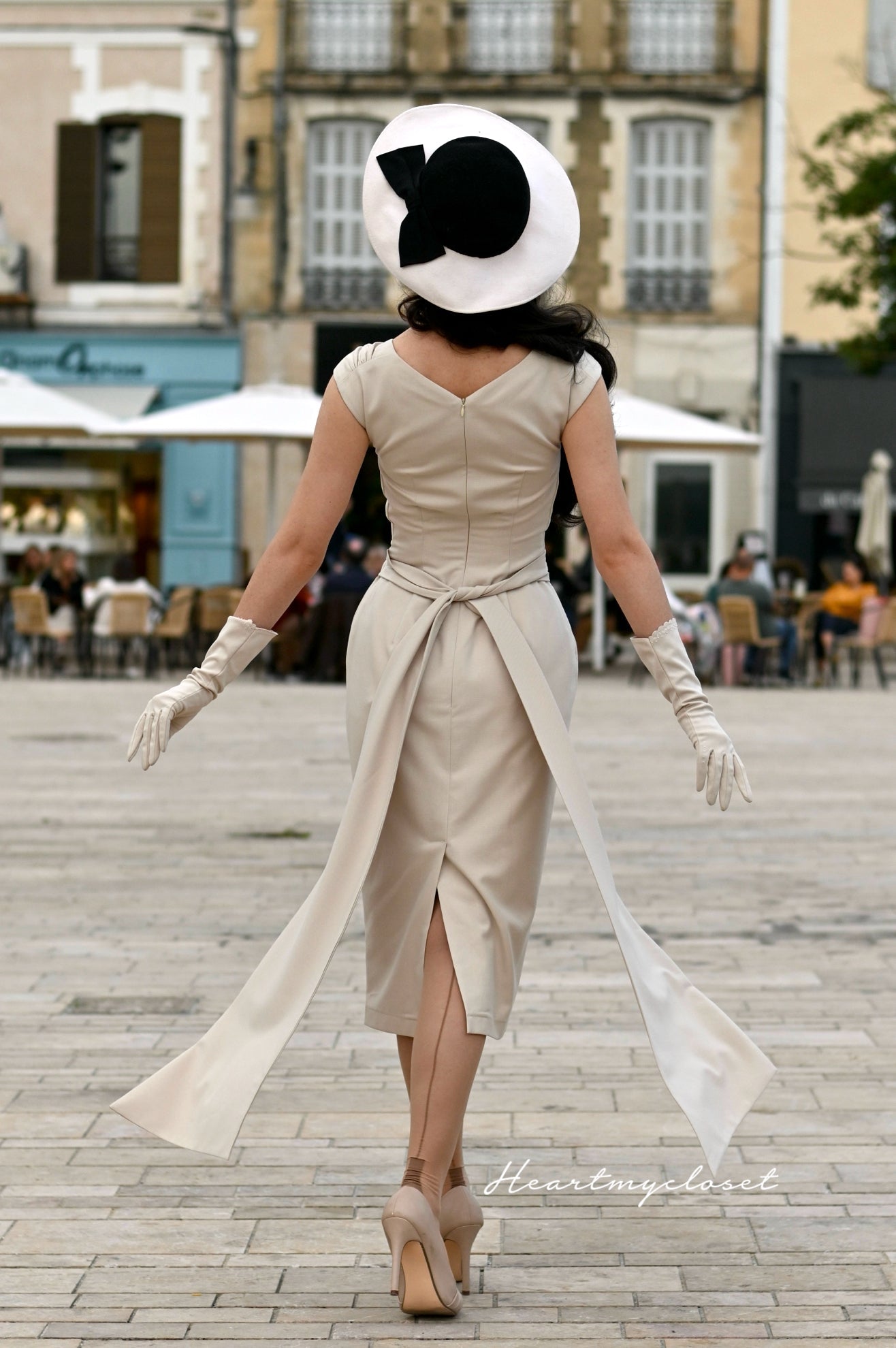 Eden dress - pencil dress with sash