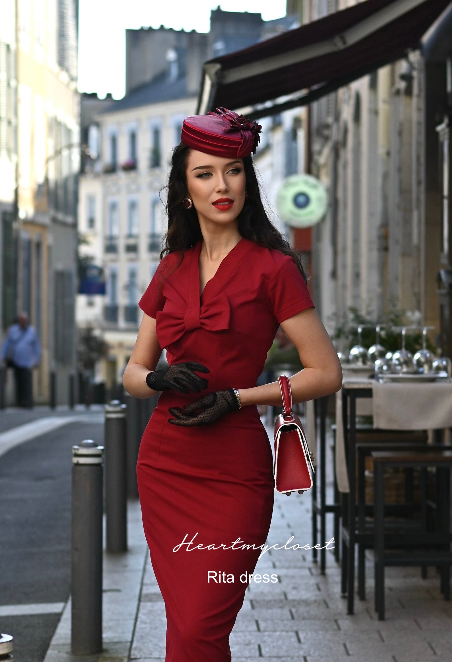 Rita - Marilyn Monroe pencil dress with bow