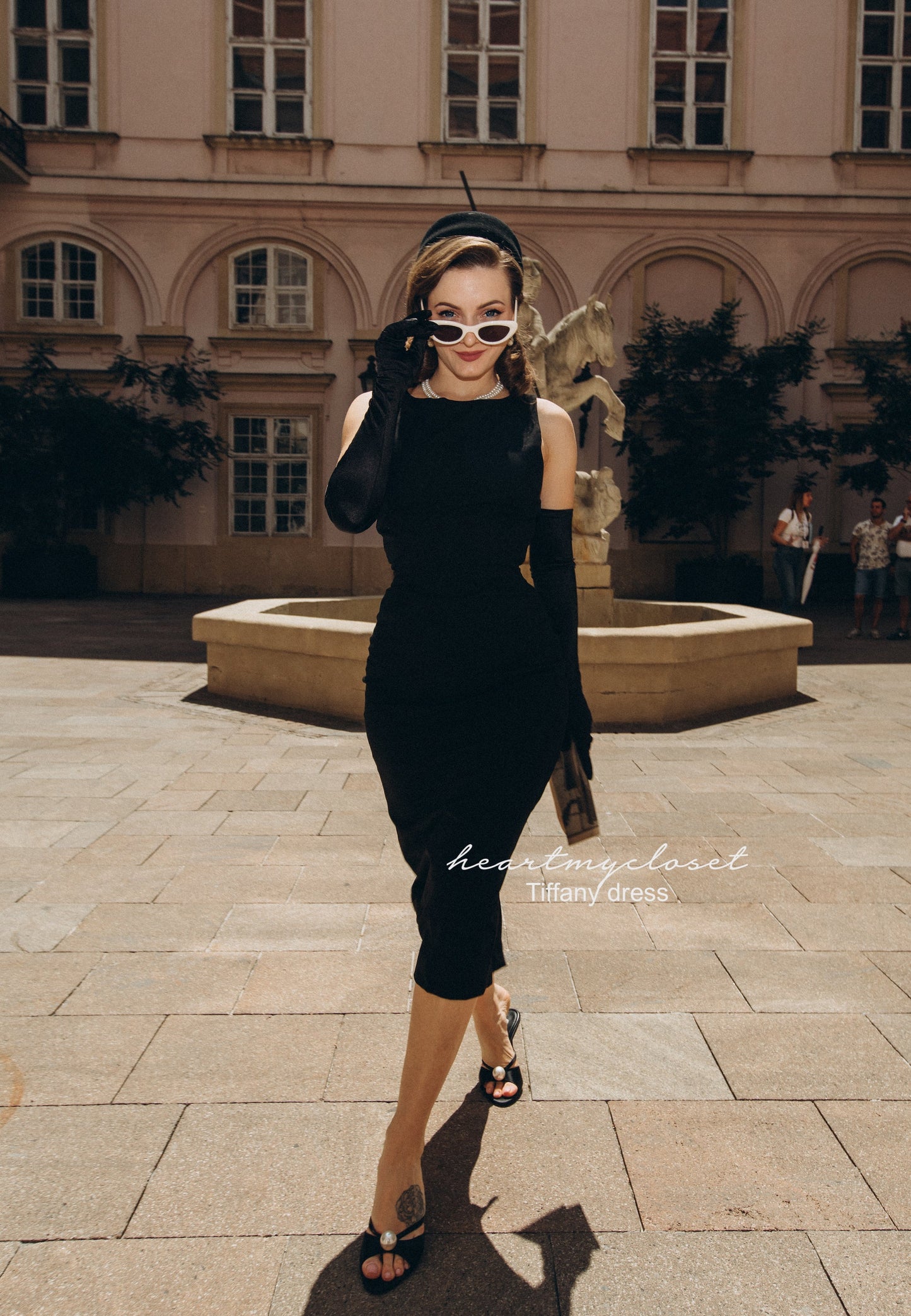 Tiffany - LBD classic pencil Audrey Hepburn inspired